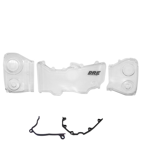 PREracing Clear Timing Belt Covers - Fits 08-21 Subaru STI