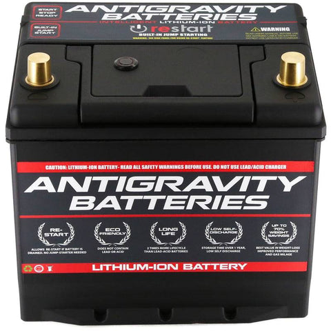 Antigravity Batteries - Group 24 Lithium Car Battery w/Re-Start  (60 ah, left-side terminal)