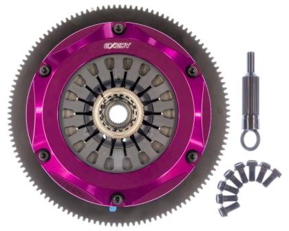 Exedy Hyper Triple Cerametallic Rigid Disc Pull Clutch - Fits 04-14 Subaru STI / 07-09 LGT 6spd