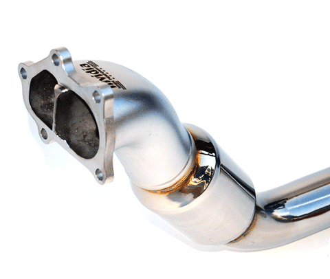 Invidia High Flow Catted Downpipe W/ Extra 02 Bung - Fits 02-07 Subaru WRX / STI