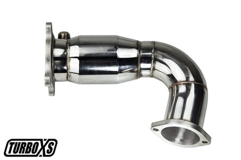 Turbo XS - Subaru 15-21 WRX - Front Exhaust J-Pipe w/ Catalytic Converter