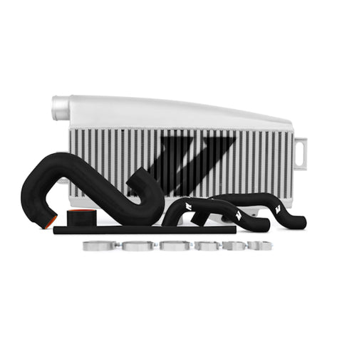 Mishimoto Subaru 02-07 WRX/04-07 STi - Top-Mount Intercooler Kit (Silver Core & Black Hoses)