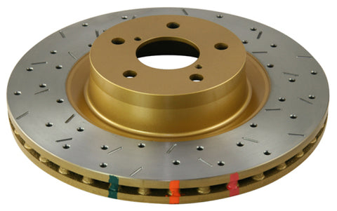 DBA - 4000XS Series Cross-Drilled and Slotted Rear Brake Rotor - Subaru BRZ 13-17 / LEG 10-13