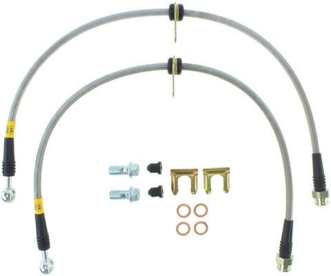 StopTech - Front Stainless Steel Brake Lines - Subaru 13-20 BRZ