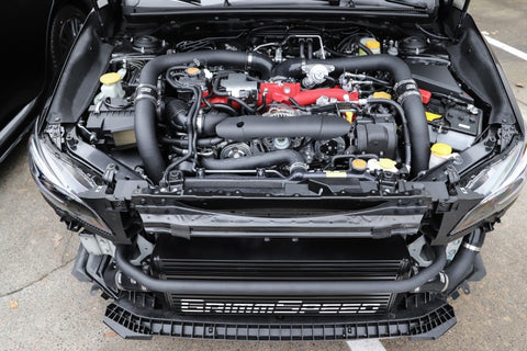 GrimmSpeed - Subaru 15-21 STI - Front Mount Intercooler Kit (Black Core / Black Pipe)