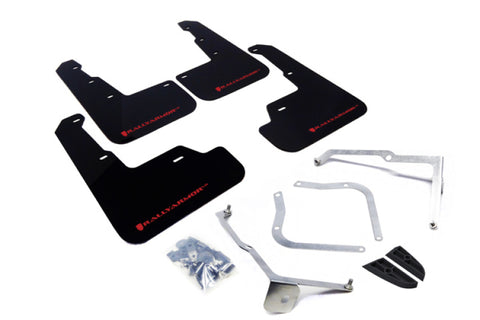 Rally Armor - Subaru 15-21 WRX & STi - Urethane Mud Flaps (Black w/ Red Logo)