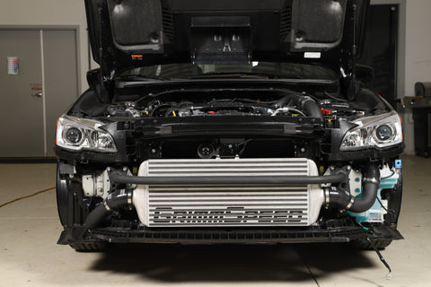 GrimmSpeed - Subaru 15-21 WRX - Front Mount Intercooler Kit (Raw Core / Black Pipe)