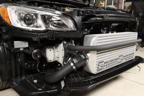 GrimmSpeed - Subaru 15-21 WRX - Front Mount Intercooler Kit (Raw Core / Black Pipe)