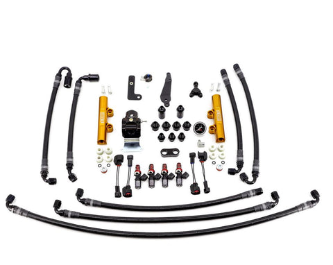 IAG - Subaru 08-21 STI - PTFE Flex Fuel System Kit w/ 2600cc Fuel Injectors (Gold)