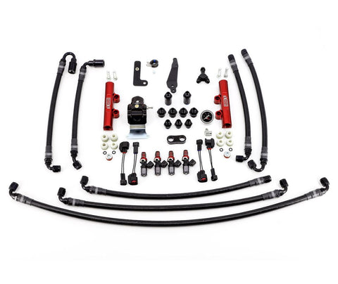 IAG - Subaru 08-21 STI - PTFE Flex Fuel System Kit w/ 2600cc Fuel Injectors (Red)