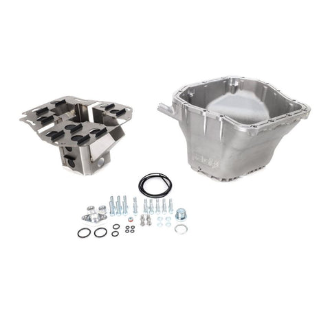 IAG - Subaru 02-14 WRX/04-21 STI/05-09 LGT/OXT/04-13 FXT - EJ Competition Series Oil Pan w/ Removable Comp Series Lower Baffle - (Silver)