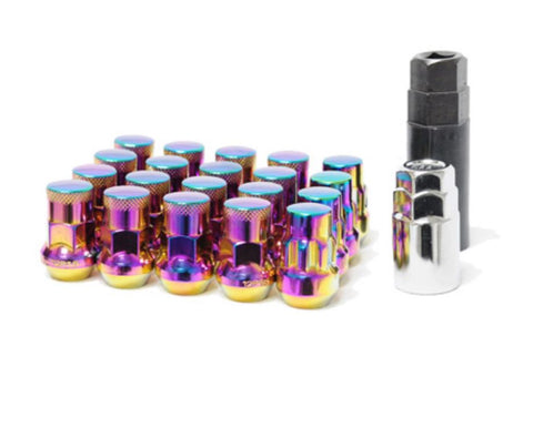 Muteki - SR35 16+4 Closed Ended Lug Nuts 35mm 12x1.25 - (Neo Chrome)