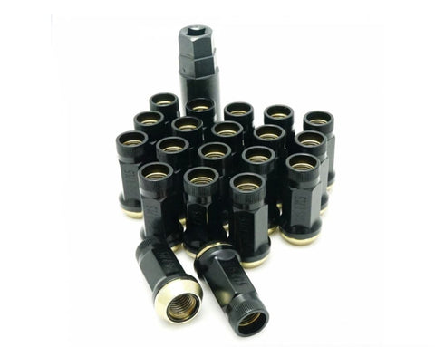 Muteki - SR45R Open Ended Lug Nuts 12X1.25 - (Black)