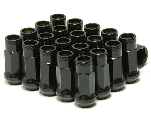 Muteki - SR48 Open Ended Lug Nuts 12X1.25 - (Chrome Black)