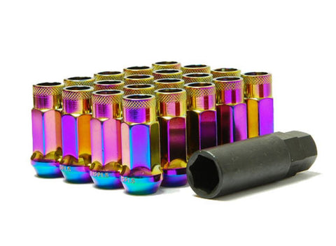 Muteki - SR48 Open Ended Lug Nuts 12X1.25 - (Neo Chrome)