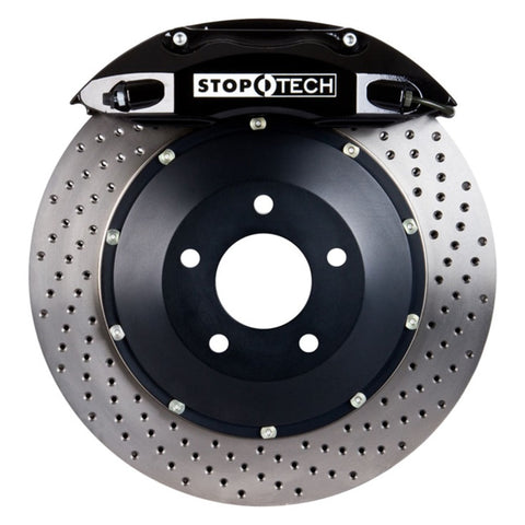 StopTech 13 Subaru BRZ BBK Front ST-40 Black Caliper 355x32mm Drilled Rotor