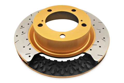 DBA 02-06 WRX / 98-07 Impreza 2.5L RS Rear Drilled & Slotted 4000 Series Rotor