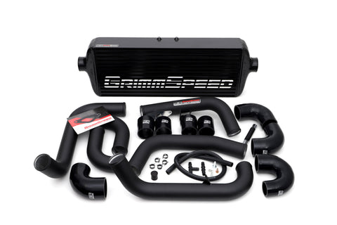 GrimmSpeed - Subaru 08-14 STI - Front Mount Intercooler Kit (Black Core / Black Pipe)