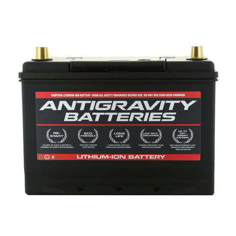 Antigravity Batteries - Group 27 Lithium Car Battery w/Re-Start (60 amp hours)