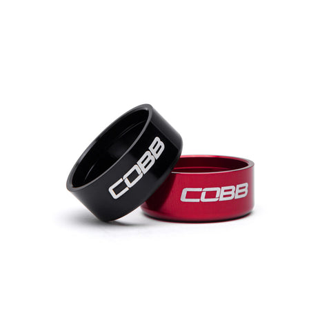 Cobb Subaru 6-Speed Tall Weighted COBB Knob - White (Incl. Both Red + Blk Collars)