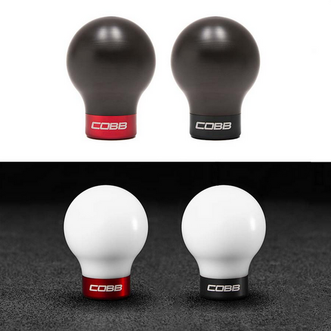 Cobb Subaru 04-21 STi / 06-12 LGT - 6MT Stage 1+ Drivetrain Package - White-Red Shifter Knob