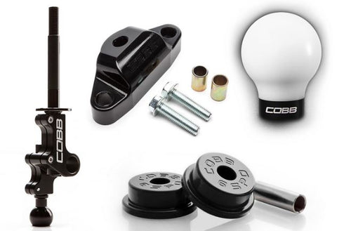 Cobb Subaru 04-14 STi / WRX 15-21 / LegGT 06-12 - 6MT Stage 1+ Drivetrain Package - Stealth Black Knob