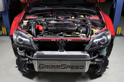 GrimmSpeed - Subaru 08-14 STI - Front Mount Intercooler Kit (Raw Core / Black Pipe)