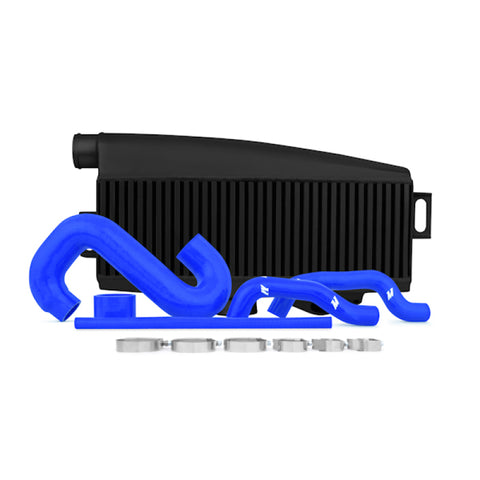 Mishimoto Subaru 02-07 WRX/04-07 STi - Top-Mount Intercooler Kit (Black Core & Blue Hoses)