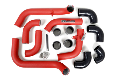 GrimmSpeed - Subaru 08-14 WRX - Front Mount Intercooler Kit (Black Core / Red Pipe)