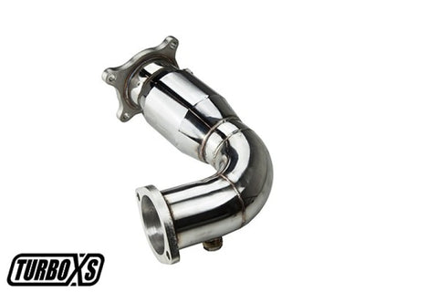 Turbo XS - Subaru 15-21 WRX - Front Exhaust J-Pipe w/ Catalytic Converter