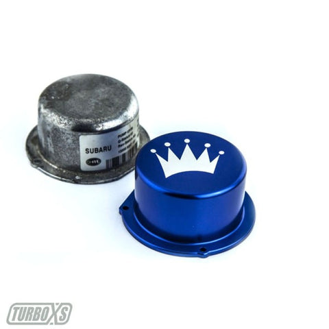 Turbo XS - Subaru 15-21 WRX - Billet Aluminum Vacuum Pump Cover (Blue)