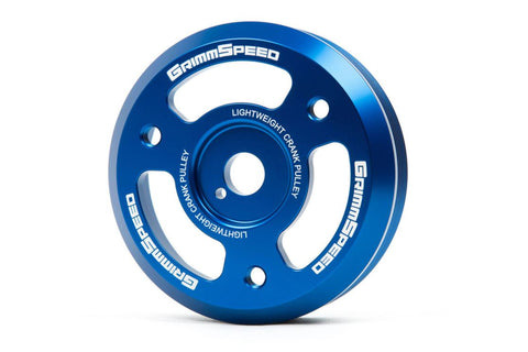 GrimmSpeed - Subaru 15-20 BRZ / 15-21 WRX - Lightweight Crank Pulley (Blue)