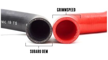 GrimmSpeed - Subaru 08-14 WRX / 08-21 STi / 09-13 Forester XT - Radiator Hose Kit (Red)