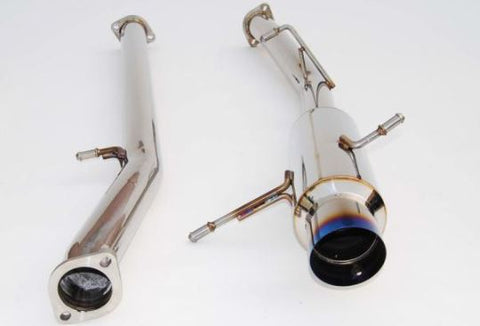 Invidia - Subaru 08-14 WRX/STI / 09-13 FXT - 4dr N1 Twin Outlet Single Layer Tip SS Cat-Back Exhaust