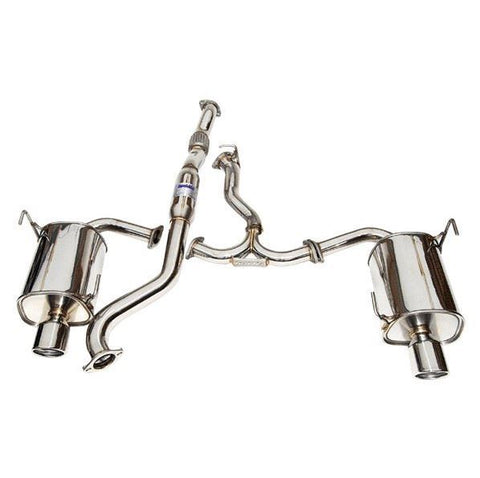 Invidia - Subaru 08-14 WRX / 09-13 FXT / 09-10 Impreza - Sedan Q300 Dual Stainless Steel Tip Cat-back Exhaust