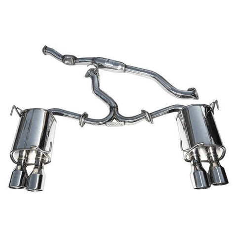 Invidia - Subaru 11-14 STI & WRX - 76mm Q300 Stainless Steel Tip Cat-back Exhaust