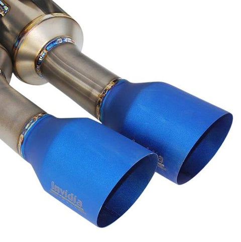 Invidia - Subaru 15-21 WRX & STi - Gemini 80mm Full Titanium Quad 101mm Tip Cat-Back Exhaust