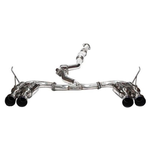 Invidia - Subaru 15-21 WRX/STI - Gemini R400 Stainless Steel Cat-Back Exhaust System with Quad Titanium Rear Exit